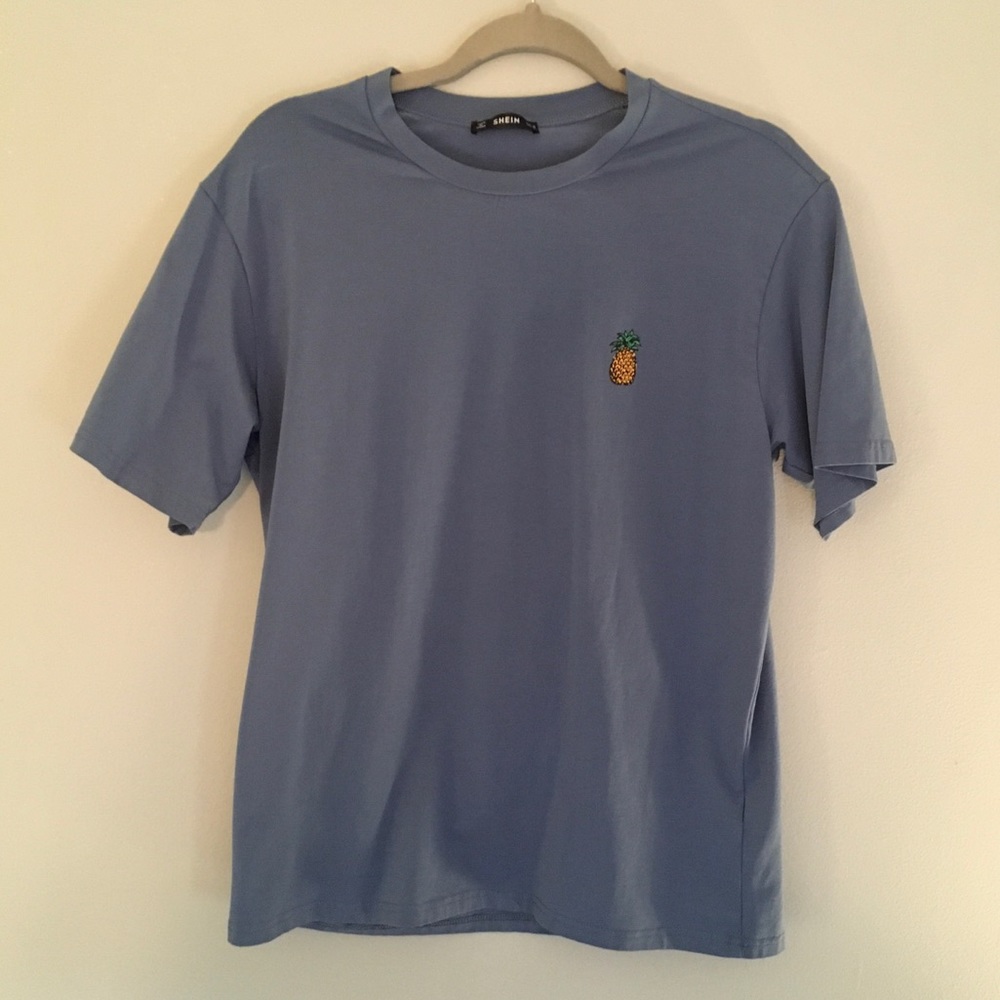 Blue pineapple shirt